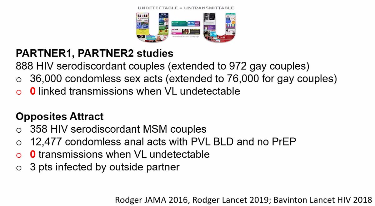 13/ZERO! Video from everyone's favorite Dr. Fauci in 2019You can also read this  @JAMA_current viewpoint from Dr. Fauci on U=U:  https://jamanetwork.com/journals/jama/article-abstract/2720997PARTNER:  https://jamanetwork.com/journals/jama/fullarticle/2533066 https://www.thelancet.com/journals/lancet/article/PIIS0140-6736(19)30418-0/fulltextOpposites Attract: https://www.thelancet.com/journals/lanhiv/article/PIIS2352-3018(18)30132-2/fulltext