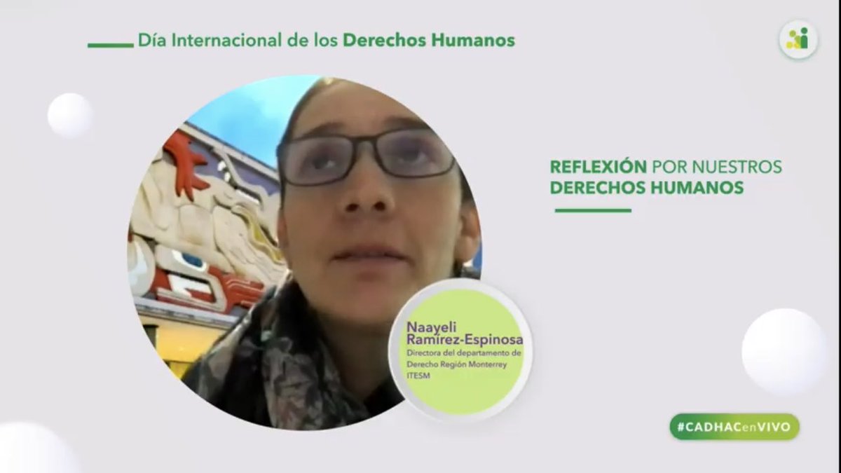 cadhac's tweet photo. En este momento nuestros panelistas reflexionan sobre ¿qué hemos aprendido en el camino a 52 años de la Declaración Universal de los Derechos Humanos? #DerechosHumanos #DiaInternacionalDeLosDerechosHumanos #CADHAC https://t.co/nYEQd6tRzZ