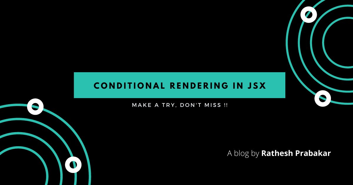 PrabakarRathesh's tweet image. My Second article towards front end web development framework REACT.

Conditional Rendering in JSX
{ by @PrabakarRathesh } from @hashnode

#javascript #reactjs #jsx #frontenddevelopment ratheshprabakar.hashnode.dev/conditional-re…