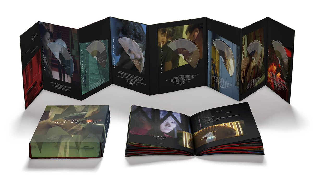 Criterion's tweet photo. We're celebrating Wong Kar Wai's swoon-worthy cinema with the most comprehensive box set of his work ever released, which also includes an extended version of his 2004 short THE HAND, a new Q&amp;A with the director, archival interviews, making-of documentaries, and so much more! https://t.co/zItFqpNkyW