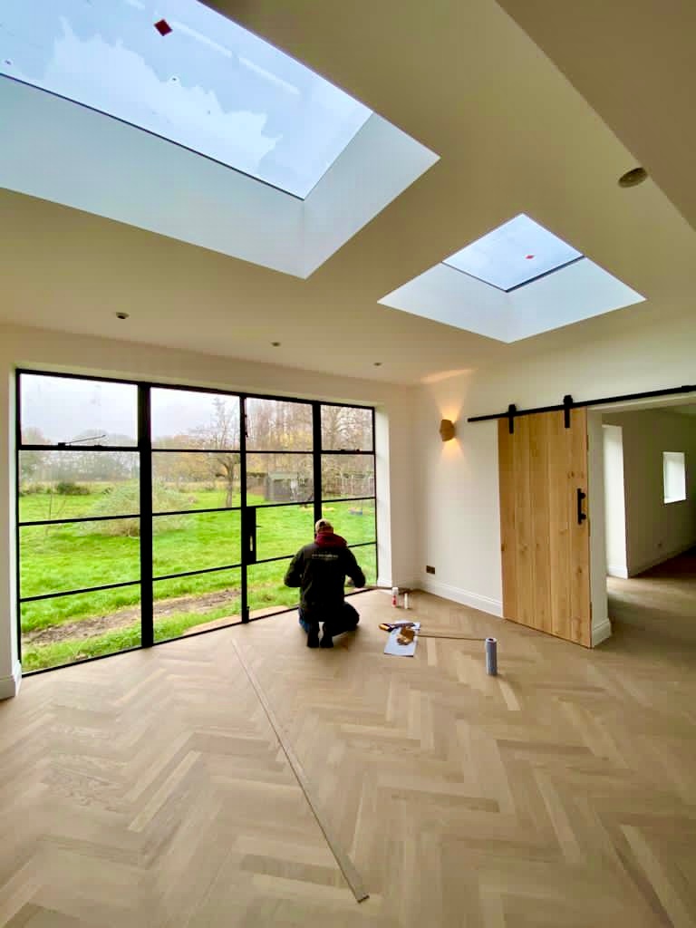 We are very excited to shoot our recently completed project in Aldershot🎬. Here is what we have been up to...

A rear extension was built to create more of an open plan kitchen-diner space.

Hit💚 if you love the full height Crittal windows &amp; doors.

#londonarchitects #extension