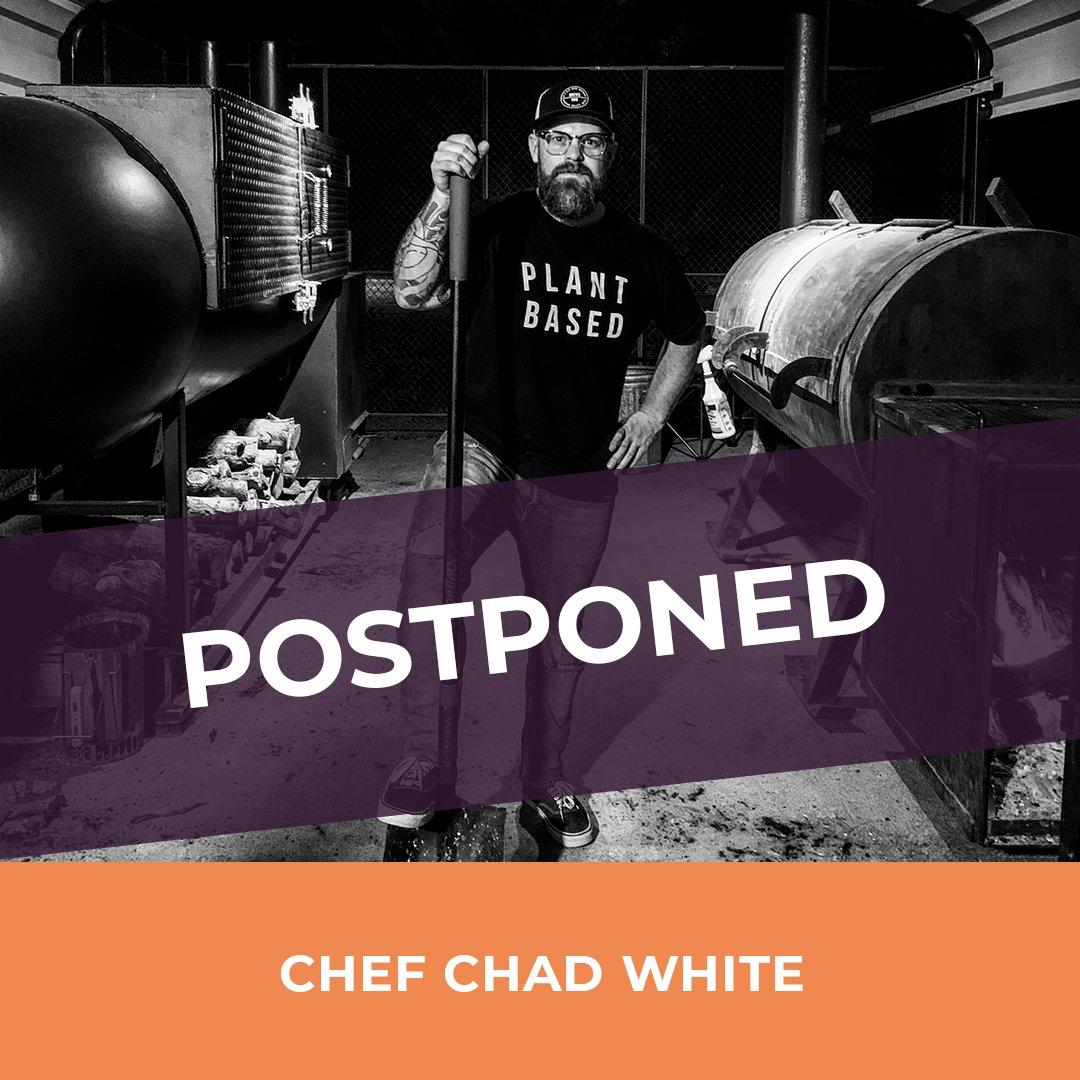 We are sorry to announce that our upcoming event with Chef Chad White has been postponed till 2021.

Ticket refunds will be issued promptly as-needed, and we will share the rescheduling details as soon as possible.

In the meantime, we wish everyone a very happy holiday season!