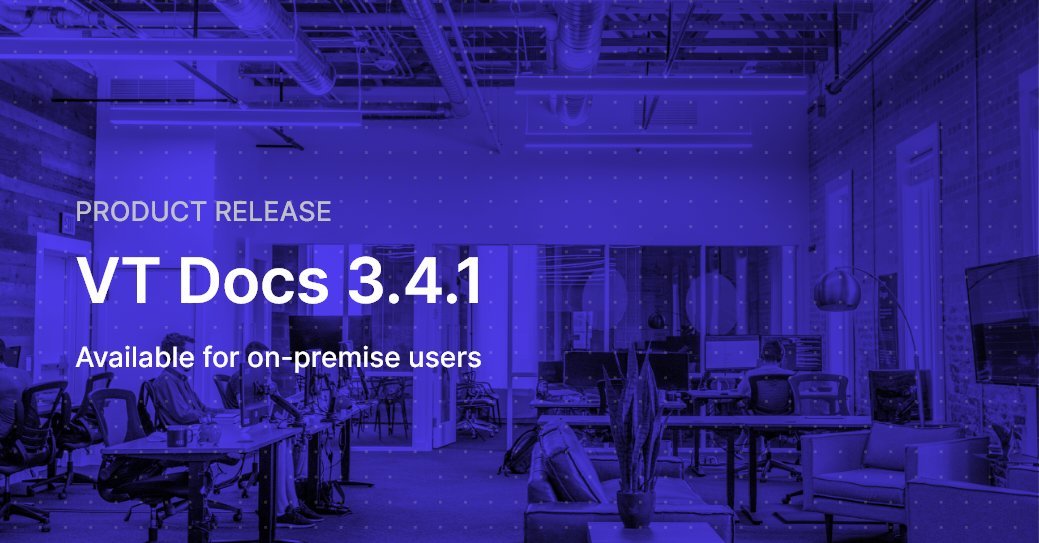 VT Docs version 3.4.1 is now available for on-premise customers. We have updated the look and feel to reflect our new branding, added new usage reports, customization options and more. Learn more and get the full release notes at the link below.
visiblethread.com/2020/12/vt-doc…