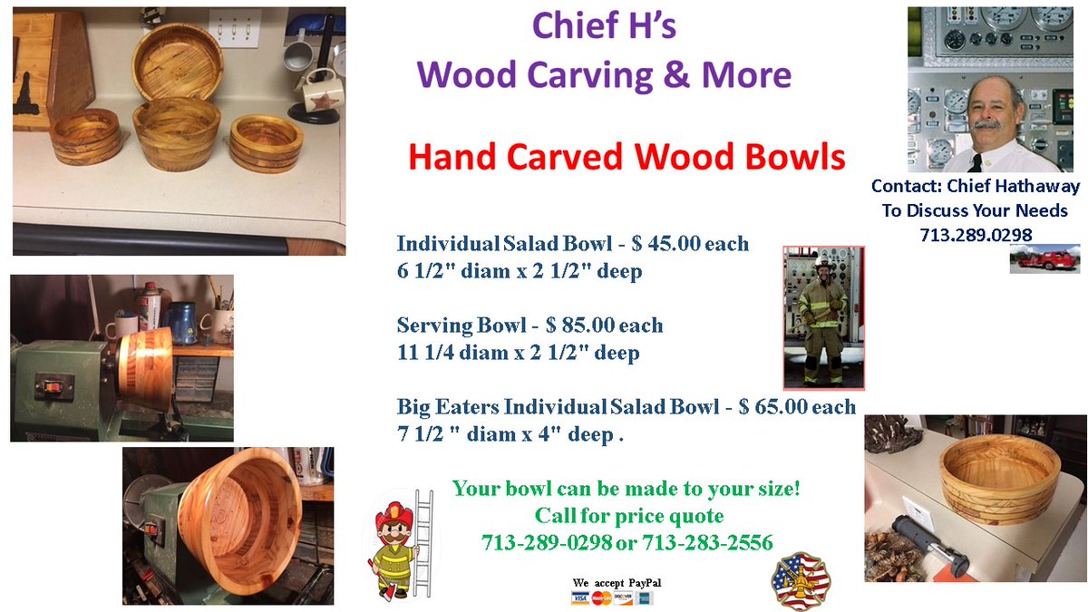 Wood Carved Bowls
Christmas Special