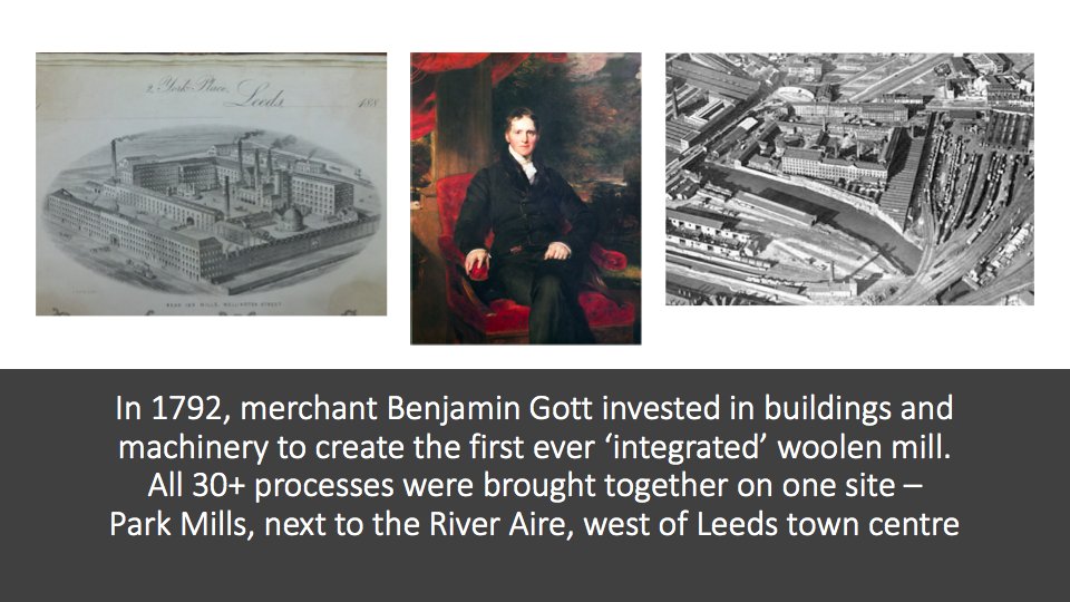 Park Mills lasted well beyond Gott’s own lifetime but was demolished in 1965, leaving a vacant site suitable for the expanded Yorkshire Post operations, with its giant new Goss press. 3/7