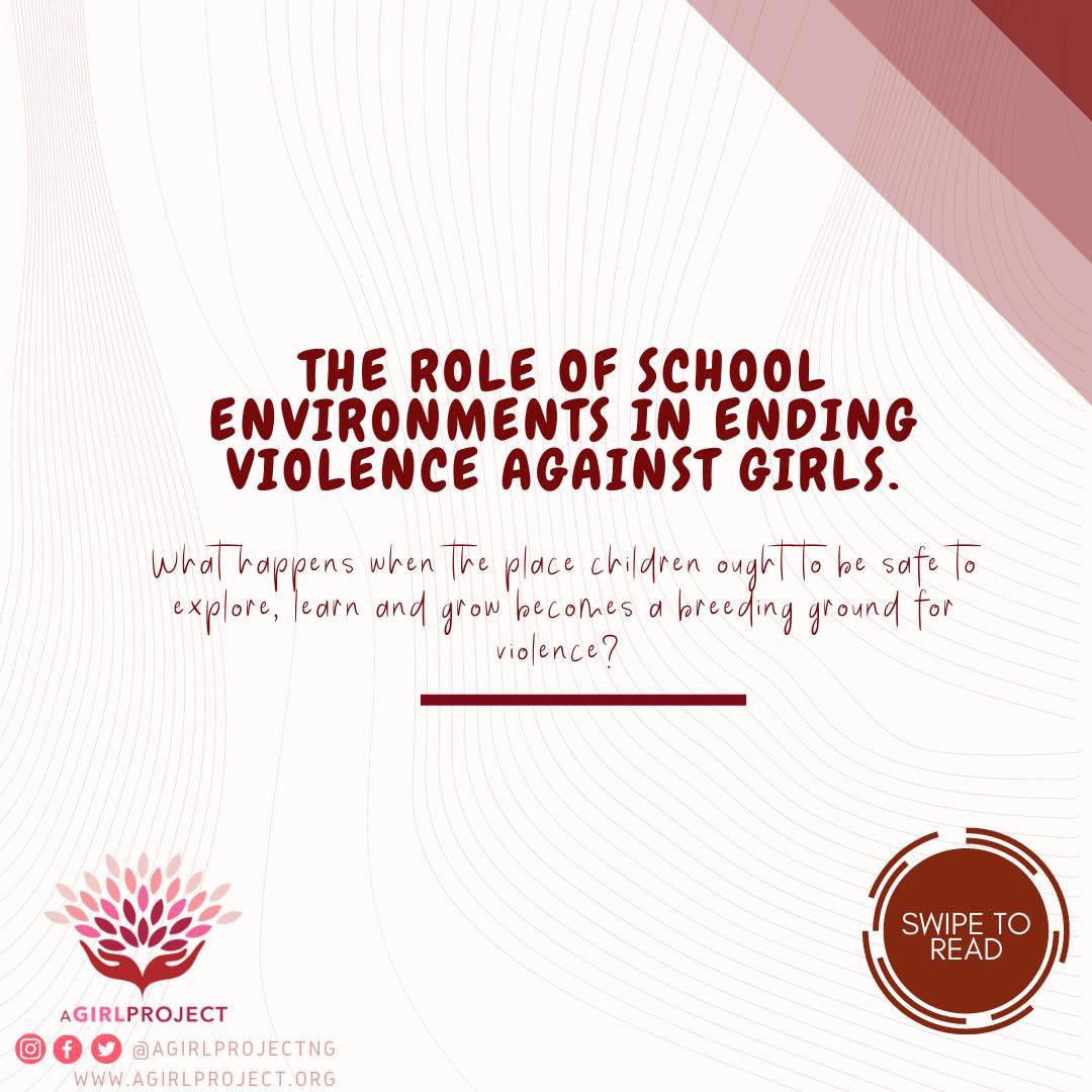 agirlproject's tweet photo. The Role Of School Environments In Ending Violence Against Girls.

What happens when the place children ought to be safe to explore, learn and grow becomes a breeding ground for violence? https://t.co/wsdMWsvjvC