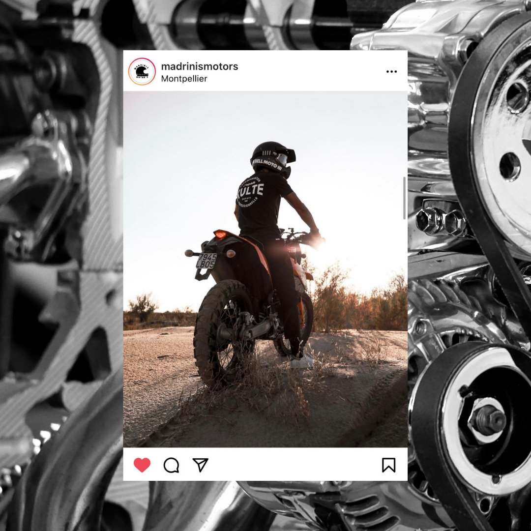 Nos 𝖋𝖆𝖓𝖘 ont du talent ✨

📌@Madrinismotors 

#Kulte #WildBrand #OrganicBrand #PositiveBrand