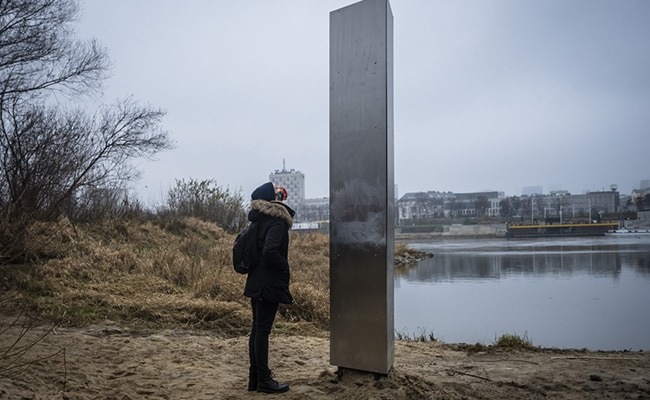 ndtv's tweet photo. Another Mysterious Metal Monolith Pops Up, This Time In Poland https://t.co/gj9FYeUoEq https://t.co/Rl4zYnROyk