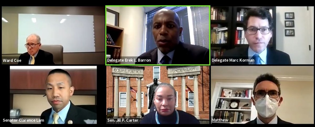 Happening now: A General Assembly committee investigating the payout to Gov. Hogan's former chief of staff, Roy McGrath, is meeting. They'll question Matthew Sherring, an associate of McGrath's. (McGrath scheduled to appear next week.)