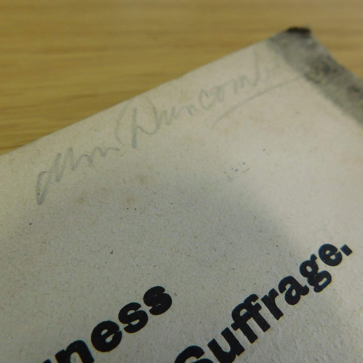 These publications gave us an insight as to the interests of the former residents as the subjects ranged from music to cycling and even cats! We also found many copies suffrage magazine, Common Cause which was delivered to the Duncombe household. (2/3)