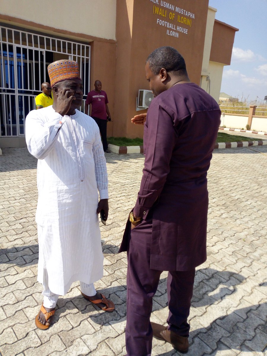 Ekiti State Football Association (@ekitifootball) on Twitter photo PICTURE SPEAKS
Early today <a href="/EkitiFootball/">Ekiti State Football Association</a> executive board members paid a courtesy visit to the Kwara state football association at the Alh. Usman Mustapha football house, Ilorin.
Cc <a href="/BayoOlanlege/">Bayo Olanlege</a> PICTURE SPEAKS
Early today <a href="/EkitiFootball/">Ekiti State Football Association</a> executive board members paid a courtesy visit to the Kwara state football association at the Alh. Usman Mustapha football house, Ilorin.
Cc <a href="/BayoOlanlege/">Bayo Olanlege</a>
