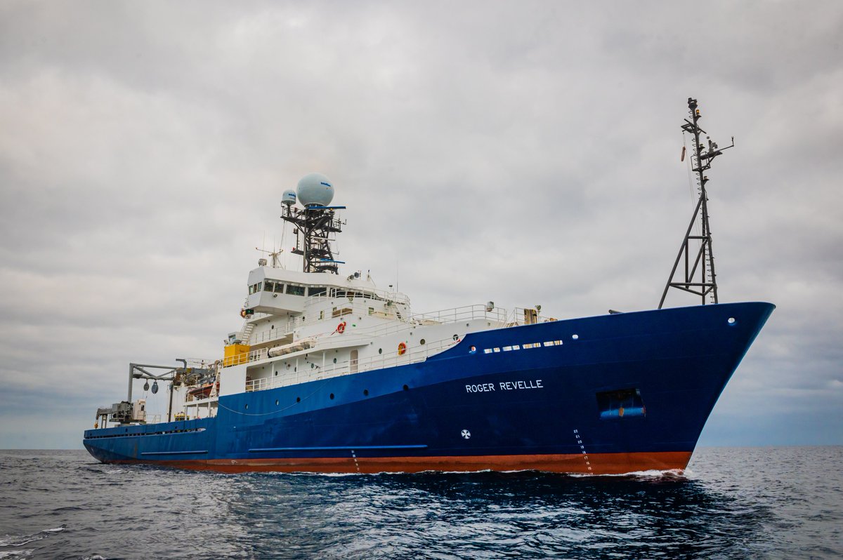 Scripps_Ocean's tweet photo. Research Vessel Roger Revelle has completed an extensive mid-life refit, extending the life of the vessel by up to 20 years. The ship, which is owned by the @USNavy and operated by Scripps, is one of the largest in the U.S. Academic Research Fleet. https://t.co/qI165y2vgi https://t.co/LErEjCf1H7