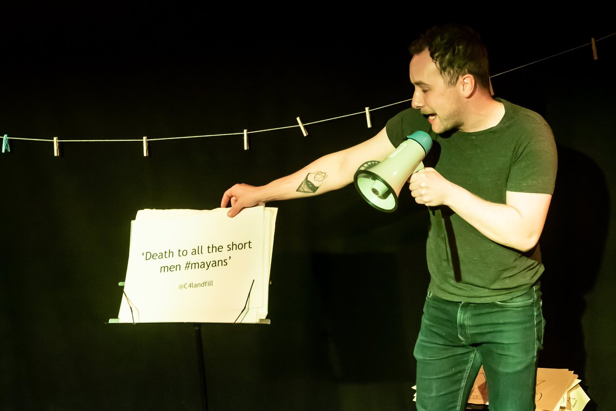 Tomorrow night, 7pm! Come and enjoy some live theatre in Camberwell's <a href="/GooseTheatre/">Golden Goose Theatre</a> - as MIGHTY returns to #London for 2 nights only.

A comedy show about being short, with music, spoken word and a whole lotta loop pedal.

11&amp;12 December, tickets here: goldengoosetheatre.co.uk/mighty