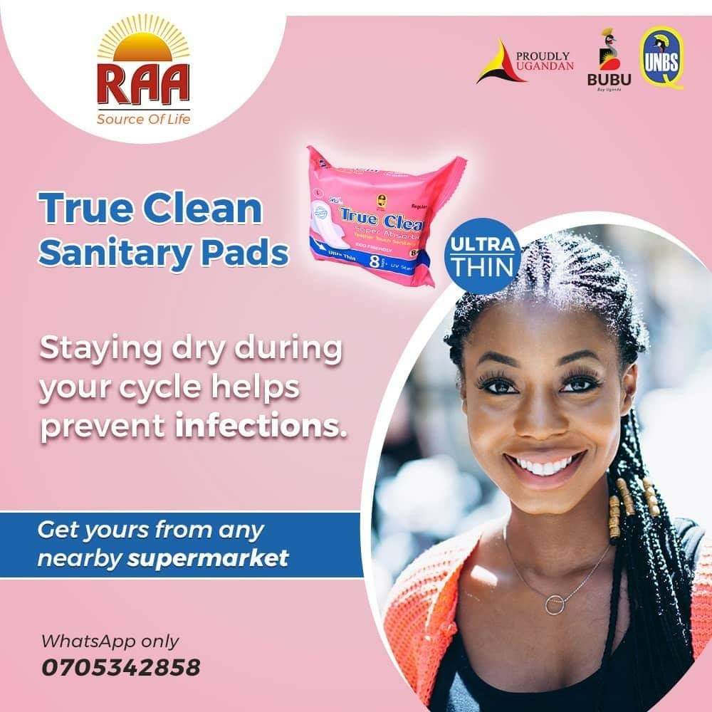 TrueCleanStayE1's tweet photo. ⭕ True Clean Sanitary Pads
Its important to maintain good hygiene while in your periods. That way you can avoid contracting infections.
True Clean keeps you dry throughout.
Avaliable in supermarkets
#TrueClean #Pads #SanitaryPads https://t.co/Jp7kGEwPJu