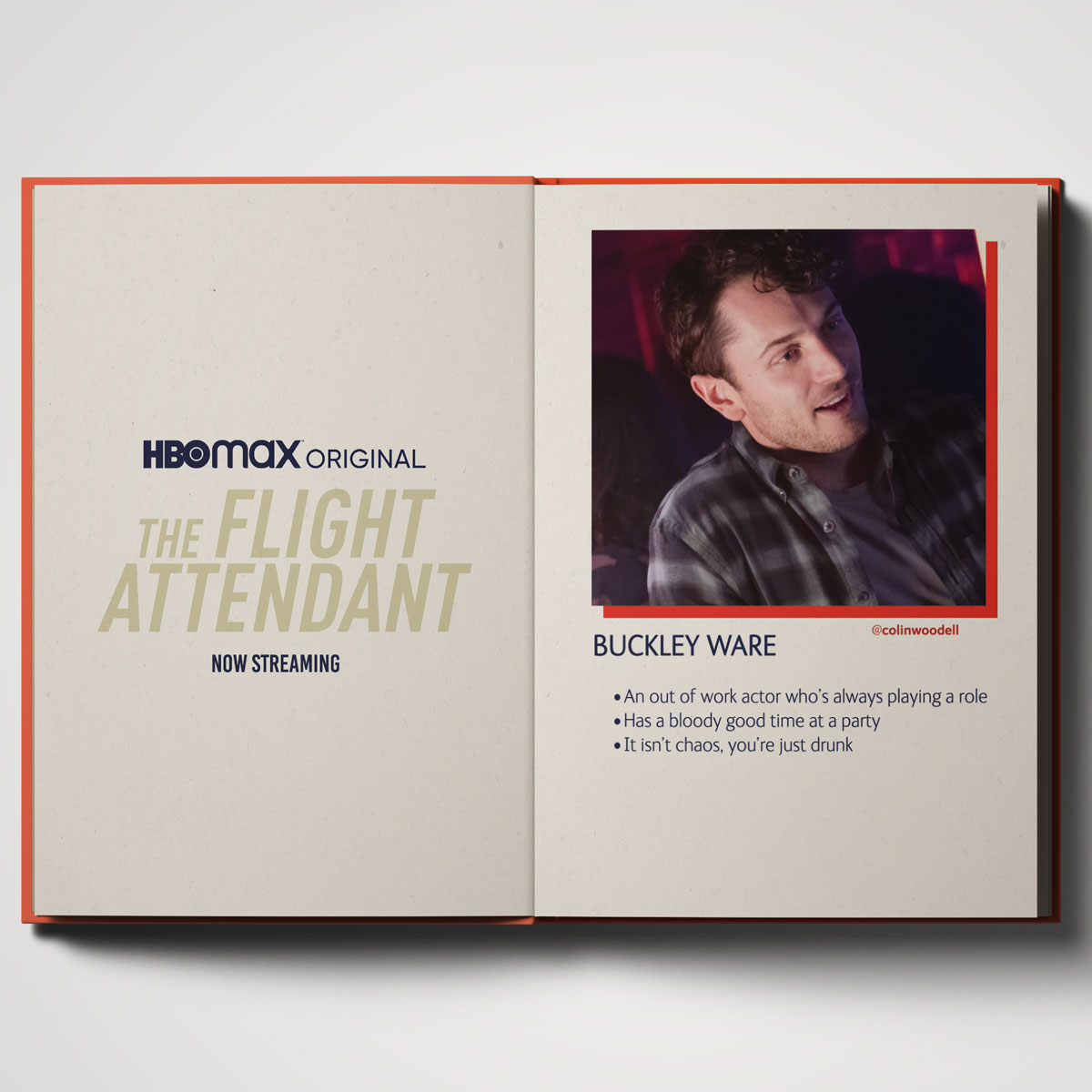 A “whisky connoisseur” whose boozy charm and go with the flow attitude is very attractive to Cassie. Who knows where their relationship will go! #TheFlightAttendant is streaming now on @HBOMax.