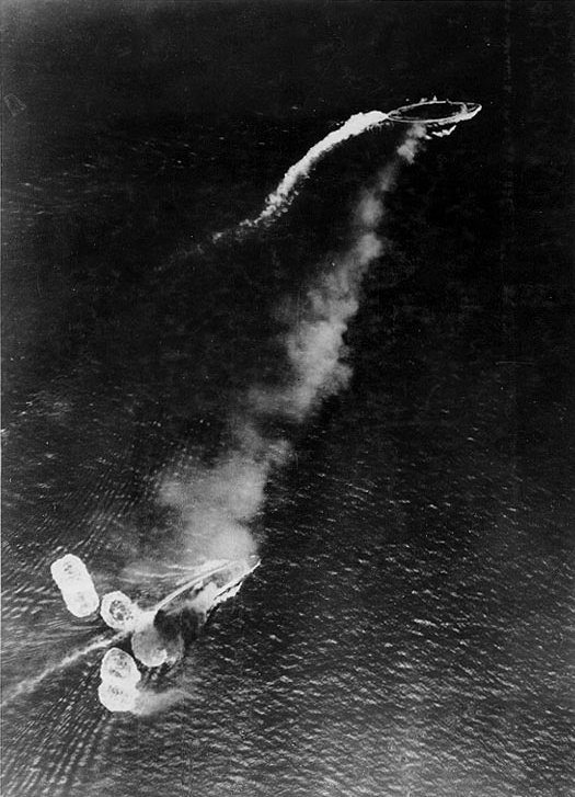 Today in 1941, HMS Prince of Wales and HMS Repulse were sunk by Imperial Japanese Navy torpedo bombers near British Malaya; the first capital ships to be lost in open ocean, to airpower alone.