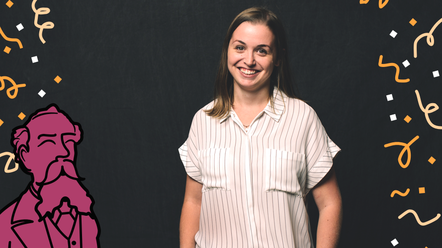 thinkcompany's tweet photo. The #UncleB is awarded each quarter to a team member who embodies our core values. Congrats Kathleen! Through your drive to #ContinouslyImprove yourself and our team, the support you offer other Thinkers, and of course, your comedic relief, you truly make us better. #ThinkUncleB https://t.co/KuaUyPalJV