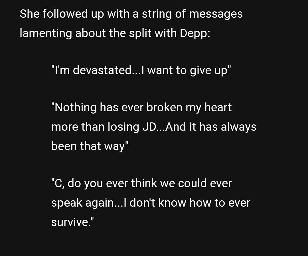 Forgot to add about "poor Amber had to face Depp at Comic Con" bs. That poor Amber keep stalking and insisting on talking and seeing Depp long after she withdrew her RO in August 2016. Here're her messages to his agent Carino. The latest one dated by September 23, 2017.