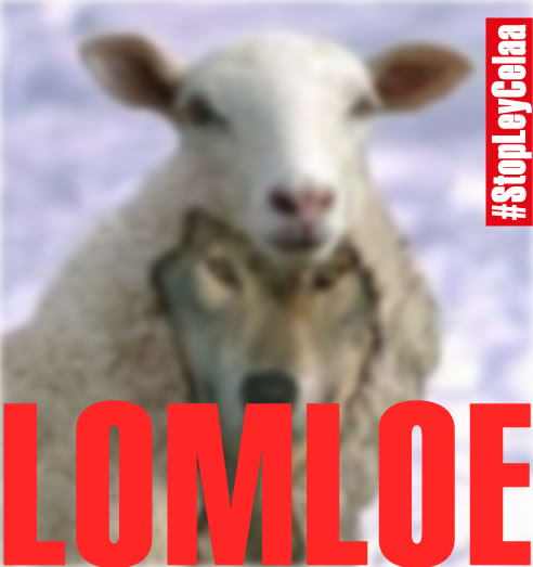 LDE271's tweet photo. LOMLOE, el lobo que quiere que todos pensemos igual. El interés porque exista una enseñanza única y pública no es solo educativo. Es la mejor manera de adoctrinar. Esto está muy claro. #StopLeyCelaa #MasLibres https://t.co/Bb708DBPNx