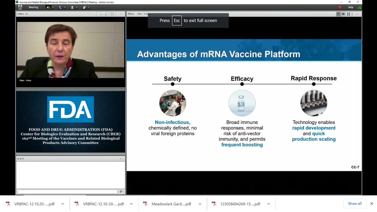 Kathrin Jansen of  @pfizer: mRNA vaccines can be boosted repeatedly if needed.