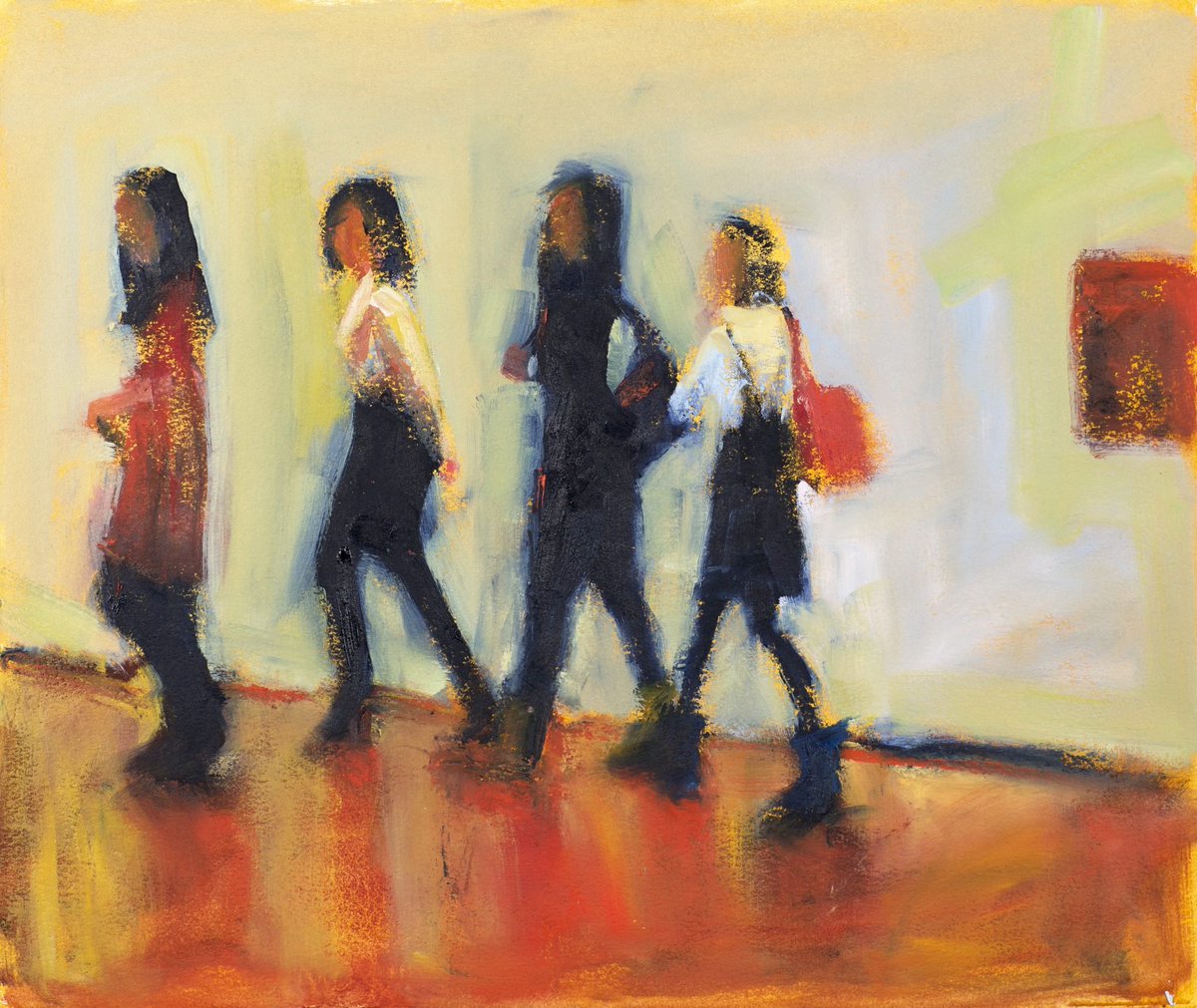 CAROL TIPPIT WOOLWORTH (I get a kick from this one bc most of it is just people walking around an art museum)