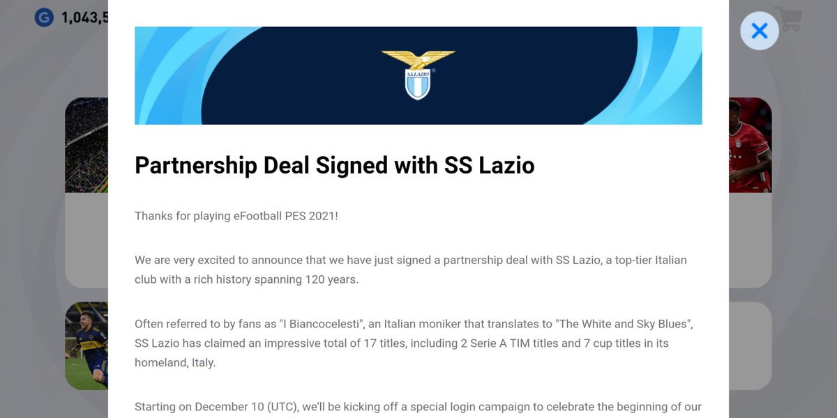 Thanks <a href="/OfficialSSLazio/">S.S.Lazio</a> <a href="/Konami/">Konami</a> Now we have Salas! Can't wait for Nesta