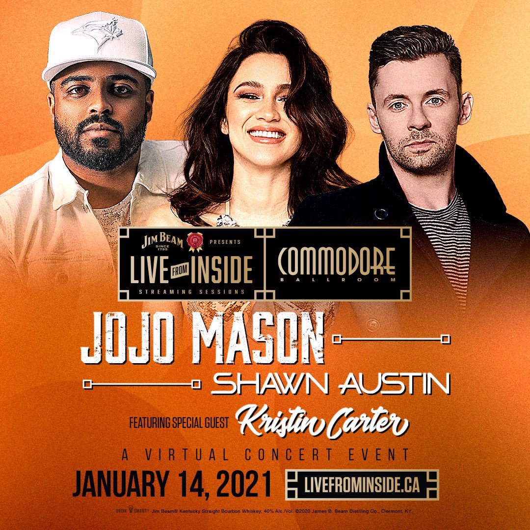Coming at you with some GOOD NEWS!! That news is I’ll be performing a virtual concert Live From Inside @commodorevcr with 2 of the homies to start the new year off right, y’all!!! Make sure you join @kcartermusic @TheShawnAustin & myself Jan 14! Ticket link in bio, on sale NOW ❤️