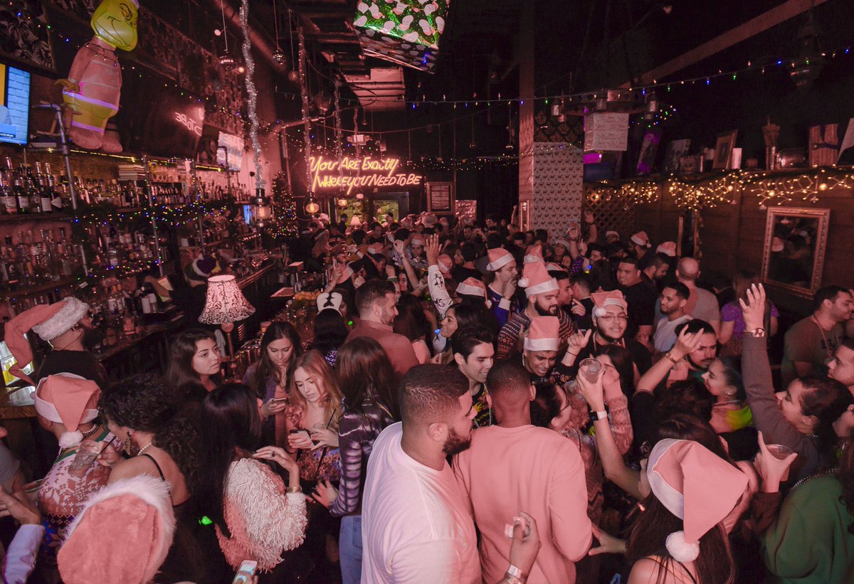MiamiBarCrawls's tweet photo. Ahhh...the good ole’ days. Can’t believe we won’t be hosting our Ugly Sweater Bar Crawls this year! 😔 You guys are truly missed. #MiamiBarCrawls #Christmas #UglySweater #BarCrawls https://t.co/v05tXwNN50