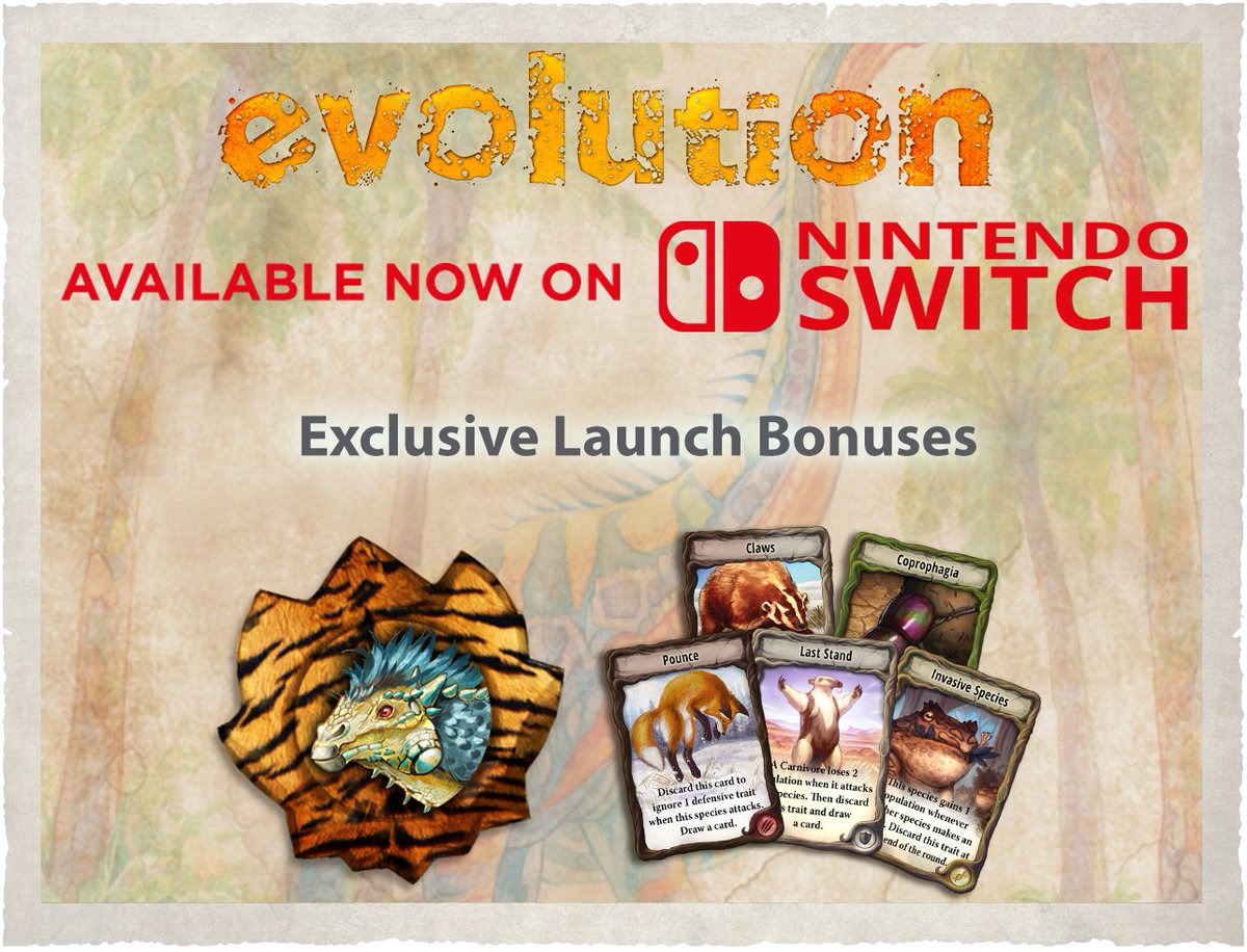 NSDigitalGames's tweet photo. Evolution is released to the Wilds of the Nintendo Switch!
https://t.co/FWythrqPN7 https://t.co/WHX6jMPB52