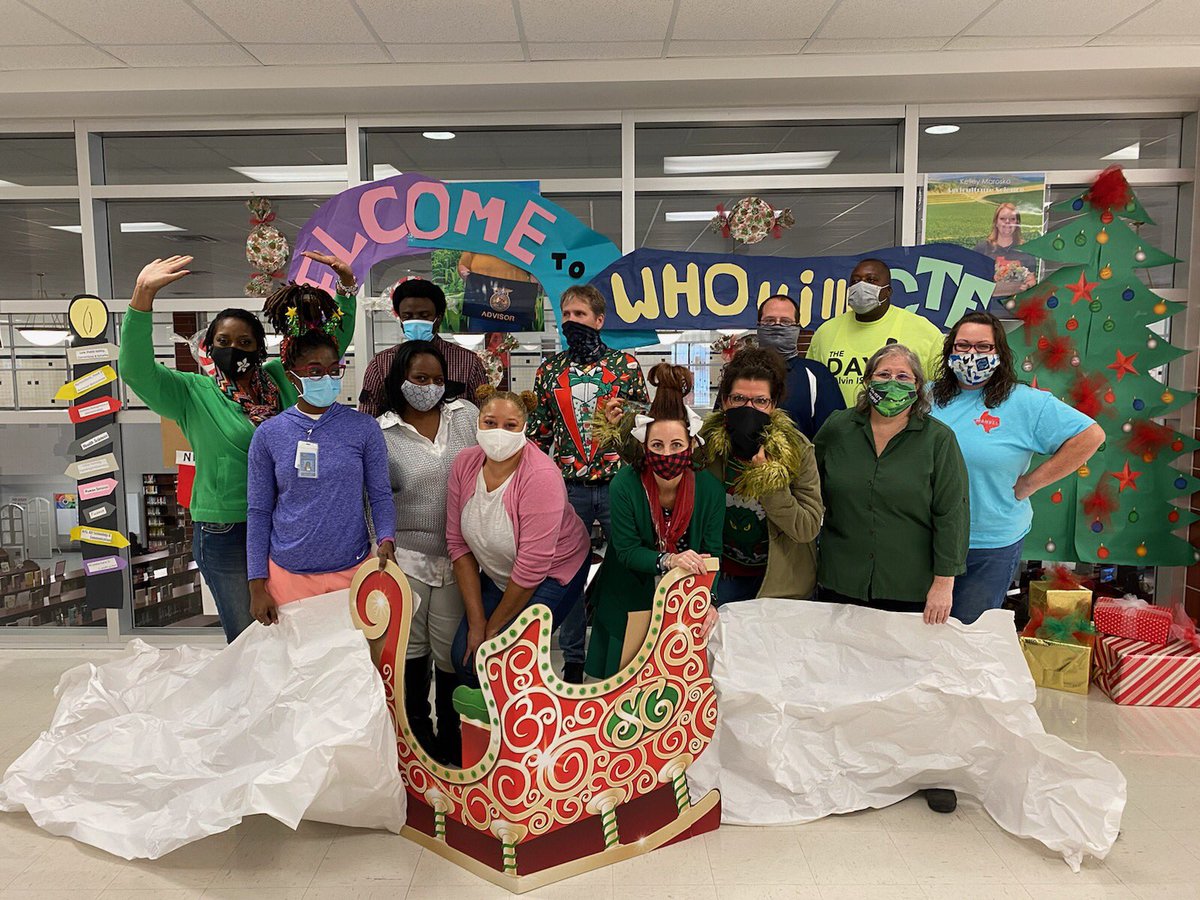 So who’s actually in Whoville?! Manvel CTE... That’s who! #12DaysOfChristmas #HolidayMovieCharacter <a href="/ManvelHS/">Manvel High School</a> <a href="/AISDCTE/">Alvin ISD CTE Department</a>