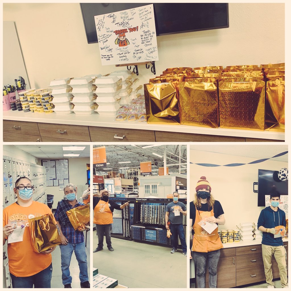 Freight appreciation night thank you for all you do your the true  backbone of the store.
@Cassie_Urbanski <a href="/MCortezTHD327/">Michelle Cortez</a> <a href="/mdparrett/">Machael Parrett</a> <a href="/soniav1991/">Sonia Valenzuela</a> <a href="/LKnappD327/">Security Center </a>