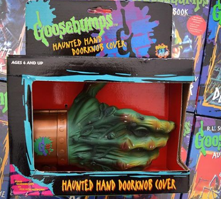 GoosebumpsMerch's tweet photo. Goosebumps doorknob cover https://t.co/TZDoEt9nJB