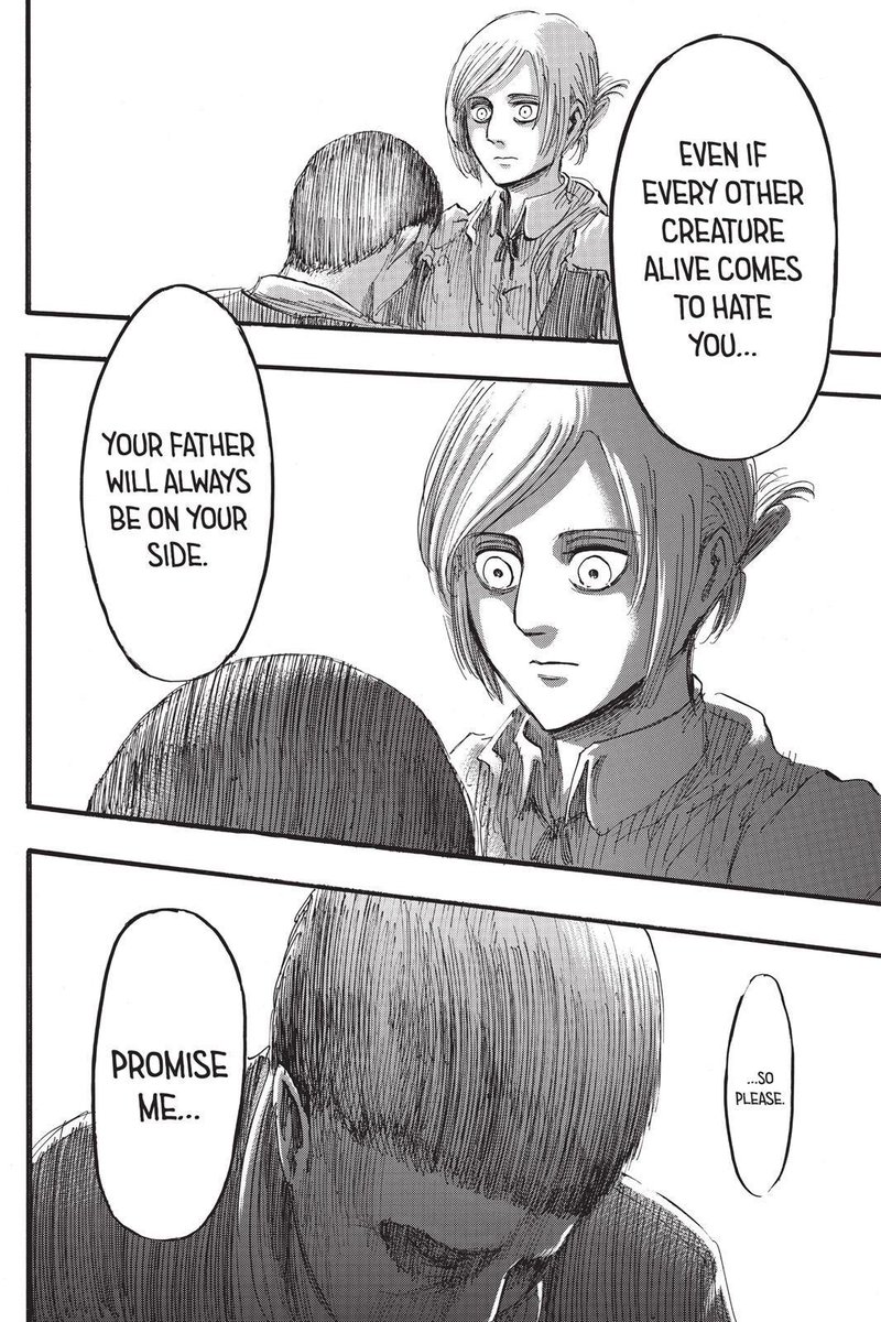 After years of waiting, Annie will finally meet her dad. Which is a sub-plot that has been present in the story ever since the end of the female titan arc. This meeting will almost certainly happen next chapter and it will be a very fulfilling moment for Annie
