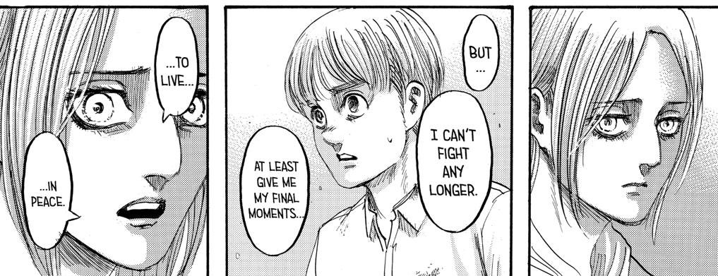 What happens next though, is anyone’s guess. Maybe she realises that there are people just as important as her dad, and instead of taking more lives, she will save some