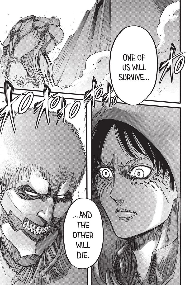 This chapter we saw that Ymir can create Titan shifters from the past, whether or not it’s ONLY Titan shifters from the past, is a different question though. However, I do think it’s possible that Ymir creates an Attack Titan that Reiner has to fight
