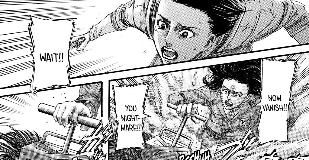I don’t think you would say something like this after you or someone else, killed someone. Not only that, but time and time again Mikasa has shown that she will not let Eren die no matter what. A Mikasa and Eren encounter is undeniable though, but how it ends, is still a mystery