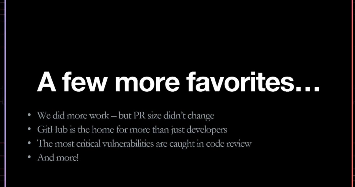 Other observations from the year.