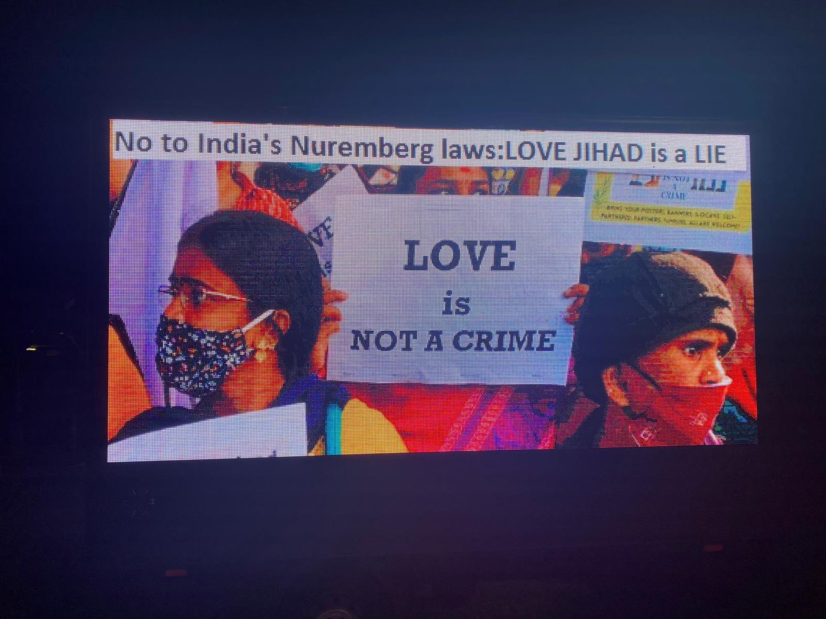caaprotest's tweet photo. On #InternationalHumanRightsDay we stand in Solidarity against the persecution of all minorities in India.
We urge the International community and the U.K. community to challenge the #Nazification of India 
#UnitedAgainstFascismInIndia
#LoveJihadIsalie
#IndiasNurembergLaws 
#CAA https://t.co/aXbA7LwBfj