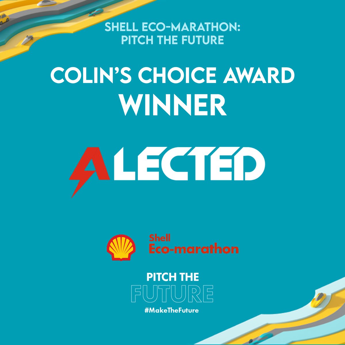 TEDUAlected's tweet photo. In Pitch the Future 2020, we received Colin's Choice Award with our Echelon Concept Project. We would like to thank Shell Eco-Maraton, Colin Furze and
everyone who supported us with their votes. For more information you can check our YouTube Channel!

#AlecTED #ShellEcoMarathon https://t.co/BWVoYhaLO5