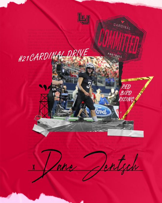 danejentsch's tweet photo. Blessed to say that I will be continuing my athletic and academic career at Lamar University❤️🖤 #AGTG #thankful https://t.co/I5qEf30f9v