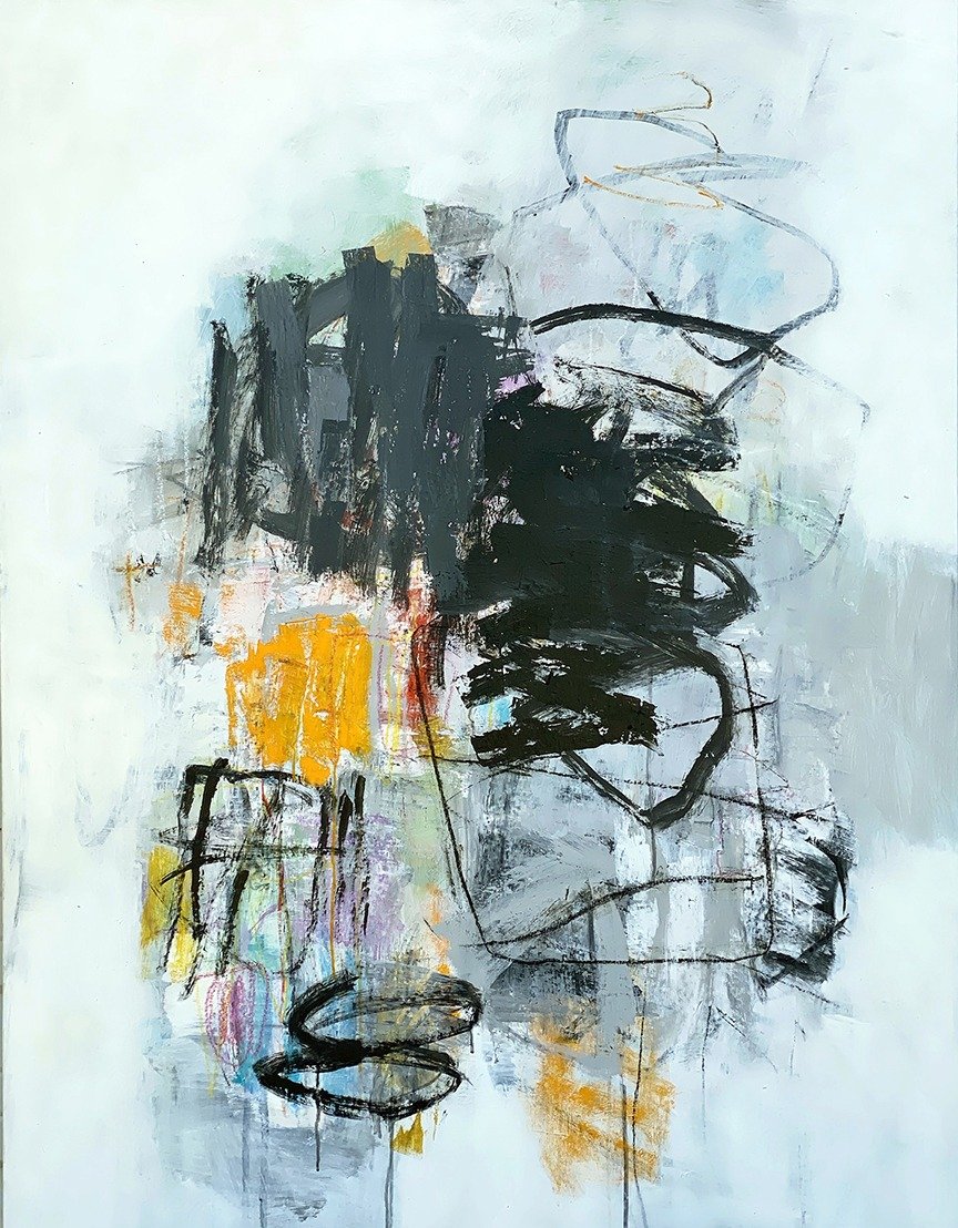 imo the thing about abstract splotching is you can't tell one artist from another, and rely entirely on the audience for meaning. sure that was novel at one time, but at some point you reduce more than the medium, but the reflective value as well. noise for noise sake?