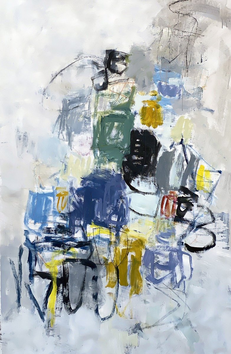 imo the thing about abstract splotching is you can't tell one artist from another, and rely entirely on the audience for meaning. sure that was novel at one time, but at some point you reduce more than the medium, but the reflective value as well. noise for noise sake?