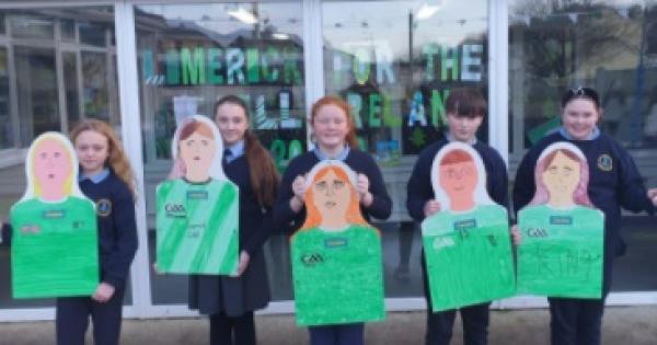 SLIDESHOW Young Limerick fans with coveted places in Croke Park for All Ireland Final