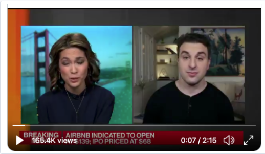 coffmanben's tweet photo. When you find out in real time your company has more than doubled in value (cue eyebrows) https://t.co/lOQXNEDXFu