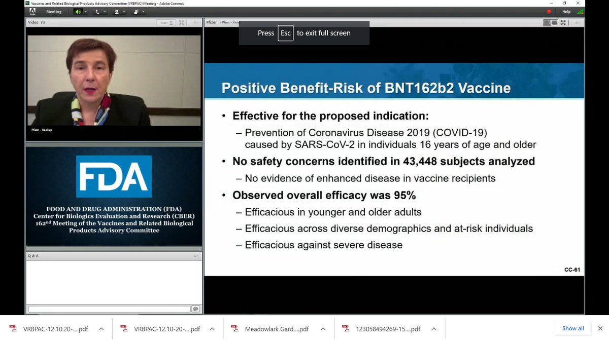  @Pfizer is applying for emergency authorization in people over age 16.  #vrbpac Company plans additional studies in younger children and pregnant women, who weren't included in the study.