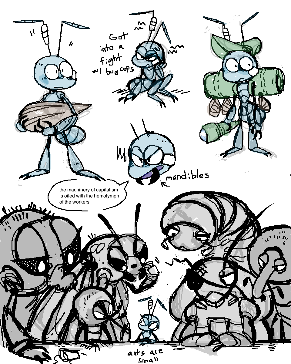 here's my new au: bug's life but more overt activism
#mossworm
#abugslife 