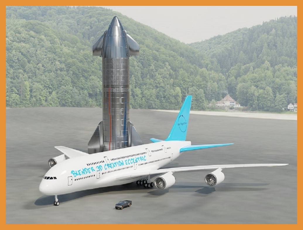 NeomundoArg's tweet image. El tamaño importa. El SpaceX Starship Sn8 para viajar a Marte, "parado" al lado del avión de pasajeros más grande del mundo (A380) y al lado una SUV de Tesla. Es un render pero es impresionante.

#Noticiasdeciencia #spacenews #neomundo.com.ar #SpaceX #comparación #Starship