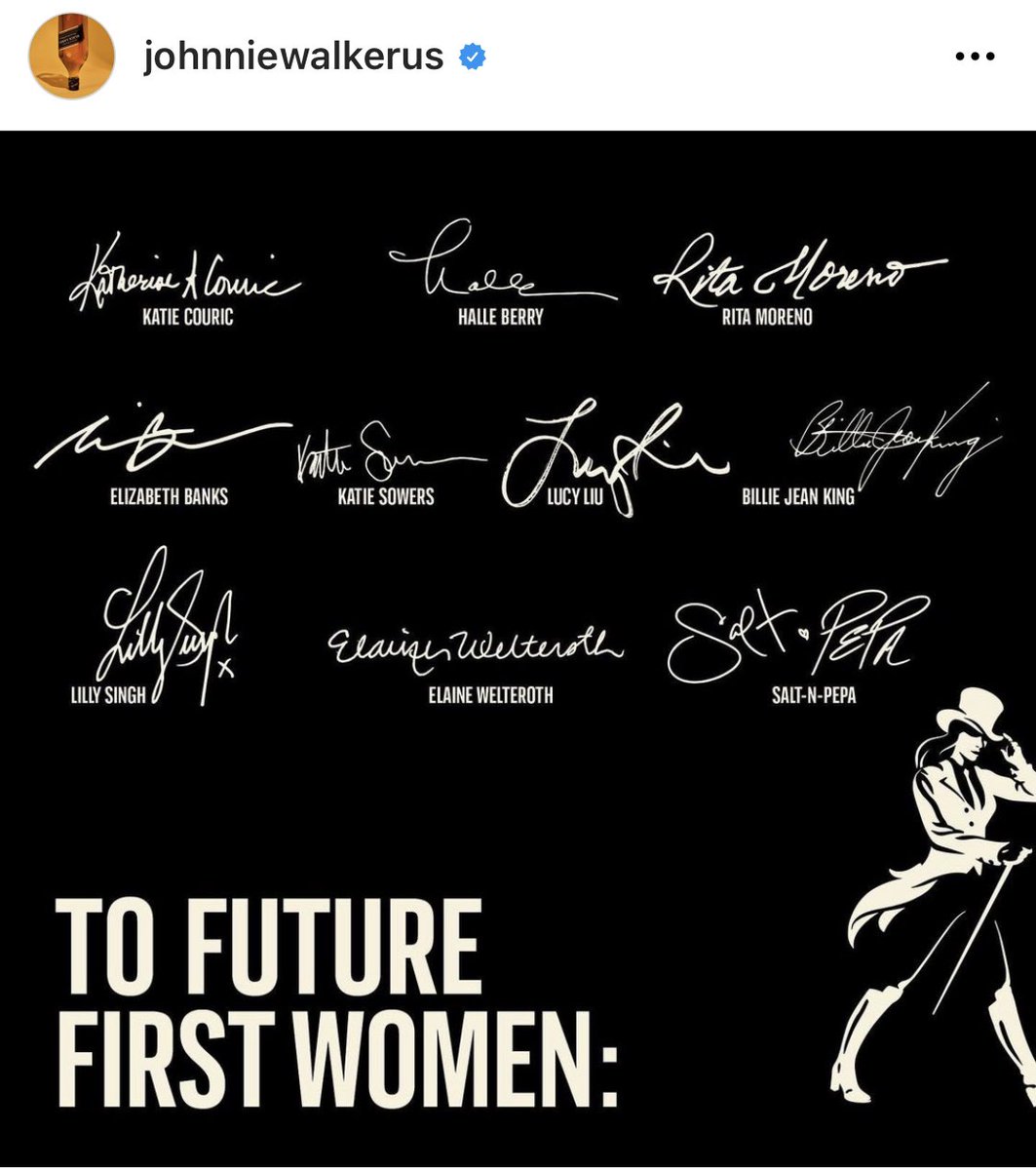 chenlingzhang's tweet photo. Love this campaign by @JohnnieWalkerUS #JaneWalker #FirstWomen #GoodAdvertising #Equality https://t.co/x2Ahl3gn9t