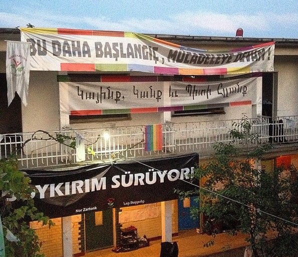 We occupied Armenian orphanage called Kamp Armen which seizured by state and wanted to demolish with the demand returning it back to Armenian community. The resistance concluded successfully after 175 days.