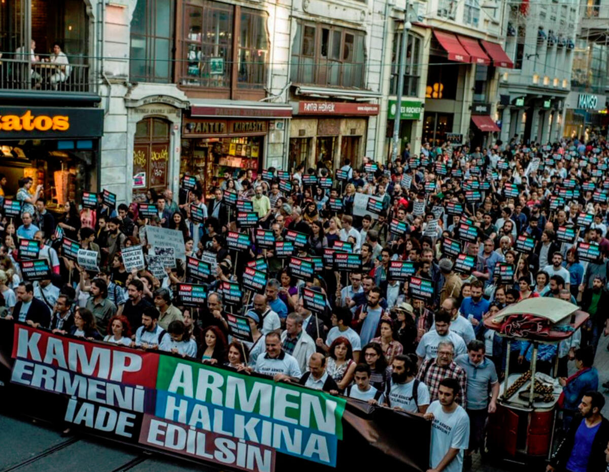We occupied Armenian orphanage called Kamp Armen which seizured by state and wanted to demolish with the demand returning it back to Armenian community. The resistance concluded successfully after 175 days.